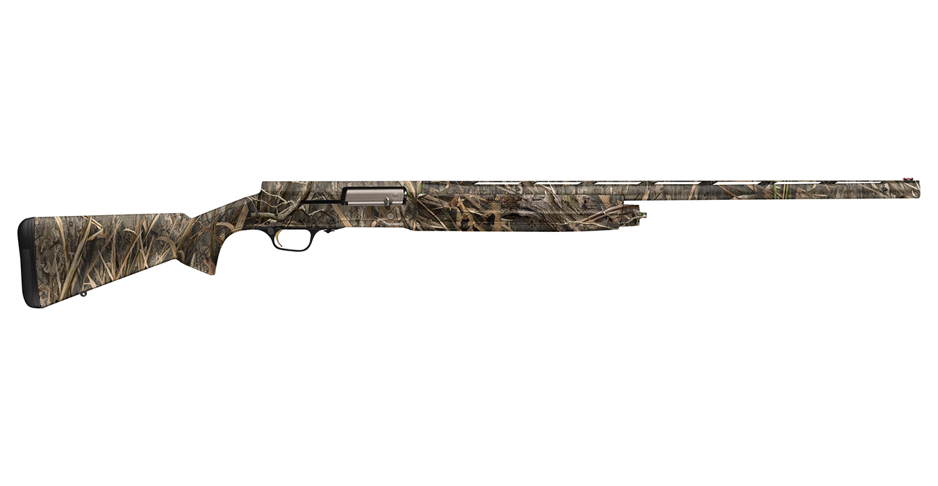 85758-DEFAULT-l A5 12 Gauge Semi Auto Shotgun with Mossy Oak Shadow Grass Habitat Camo Finish - Firearms | The Gun Shop