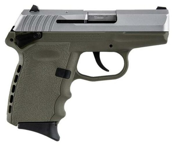 SCCY CPX-1 Two Tone DAO 9mm 3.1" Barrel, Flat Dark Earth Poly Grip/Frame SS Slide, 10rd