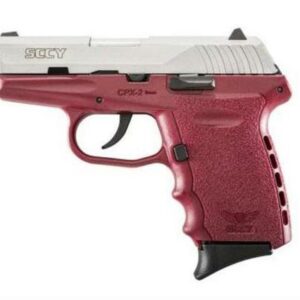 SCCY CPX-2 9mm, 3.1" Barrel, Crimson Frame/ SS Slide, 10rd