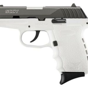 SCCY CPX-2, 9mm, 3.1", 10rd, White Polymer Frame, Black Nitride Slide