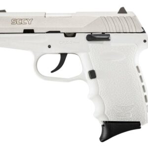 SCCY CPX2 9mm, 3.1" Barrel White Polymer Frame S Slide 10rd Mag