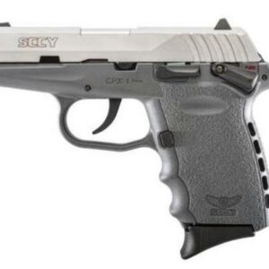 SCCY CPX-1, 9mm, 3.1", 10rd, Gray Frame, Stainless Steel
