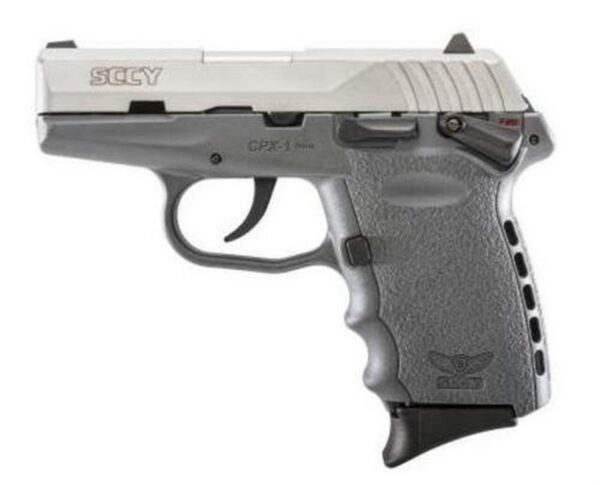 SCCY CPX-1, 9mm, 3.1", 10rd, Gray Frame, Stainless Steel