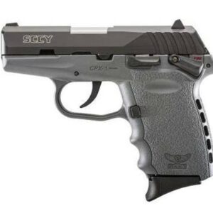 SCCY CPX-1, 9mm 3.1" Barrel, Gray Grip,/Frame Gri, 10rd