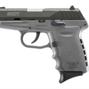 SCCY CPX-2 9mm, 3.1" Barrel, Gray Frame, Black Nitride Slide, 10rd
