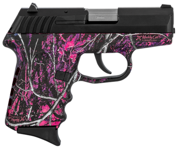 SCCY CPX-2 Carbon 9mm, 3.1" Barrel, Mud Polymer Grip, Black Stainless Steel Slide, 10rd