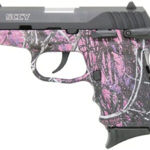 SCCY CPX-1, 9mm, 3" Barrel, 10rd, Muddy Girl Polymer Grip, SS Slide Safety