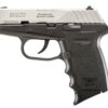 SCCY CPX-3, .380 ACP, 4.96" Barrel, 10rd, Black Grip, Stainless Steel Slide