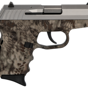 SCCY CPX-2 Carbon 9mm, 3.1" Barrel, Kryptek Highlander Grip, Stainless Steel Slide, 10rd