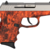SCCY CPX-2 Carbon 9mm, 3.1" Barrel, Kryptek Inferno Grip, Stainless Steel Slide, 10rd