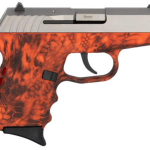 SCCY CPX-2 Carbon 9mm, 3.1" Barrel, Kryptek Inferno Grip, Stainless Steel Slide, 10rd