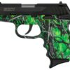 SCCY CPX-1 Carbon 9mm, 3.1" Barrel, Moon Shine Toxic Camo Grip, Black Stainless Steel Slide, 10rd