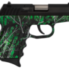 SCCY CPX-2 Carbon 9mm, 3.1" Barrel, Moon Shine Toxic Camo Grip, Black Stainless Steel Slide, 10rd