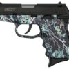 SCCY CPX-1 Carbon 9mm, 3.1" Barrel, Muddy Girl Serenity Grip, Black Stainless Steel Slide, 10rd