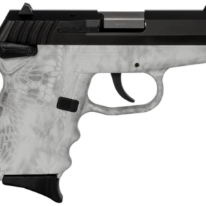 SCCY CPX-1 Carbon 9mm, 3.1" Barrel, Kryptek Yeti Grip, Black Stainless Steel Slide, 10rd
