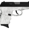 SCCY CPX-2 Carbon 9mm, 3.1" Barrel, Kryptek Yeti Grip, Black Stainless Steel Slide, 10rd