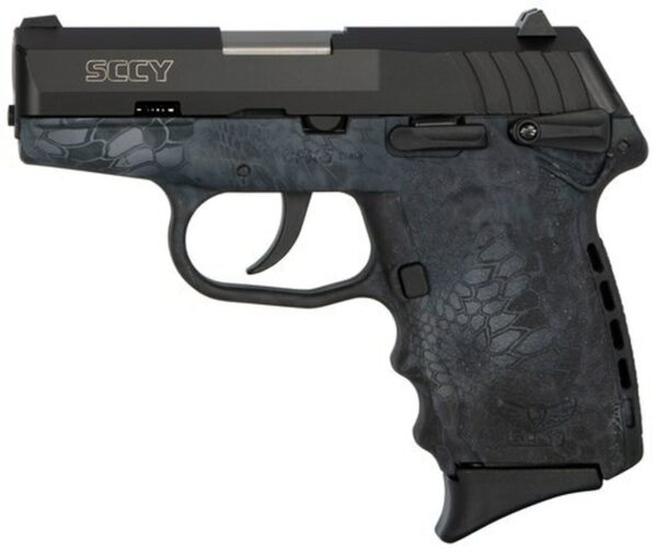 SCCY CPX-1 Carbon 9mm, 3.1" Barrel, Kryptek Typhon Polymer Grip, Black Stainless Steel Slide, 10rd