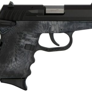 SCCY CPX-1 Carbon 9mm, 3.1" Barrel, Kryptek Typhon Polymer Grip, Black Stainless Steel Slide, 10rd