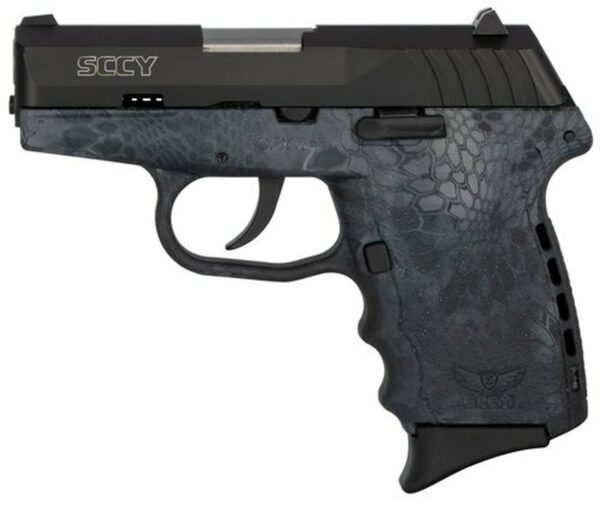 SCCY CPX-2 Carbon 9mm, 3.1" Barrel, Kryptek Typhon Polymer Grip, Black Stainless Steel Slide, 10rd