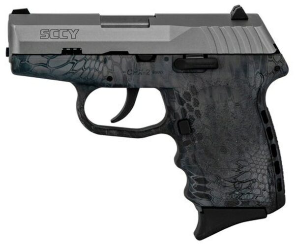 SCCY CPX-2 Carbon 9mm, 3.1" Barrel, Kryptek Typhon Polymer Grip, Stainless Steel Slide, 10rd