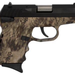 SCCY CPX-1 Carbon 9mm, 3.1" Barrel, Kryptek Highlander Grip, Black Stainless Steel Slide, 10rd
