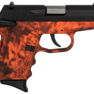 SCCY CPX-1 Carbon 9mm, 3.1" Barrel, Kryptek Inferno Grip, Black Stainless Steel Slide, 10rd