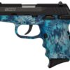 SCCY CPX-1 Carbon 9mm, 3.1" Barrel, Kryptek Pontus Grip, Black Stainless Steel Slide, 10rd