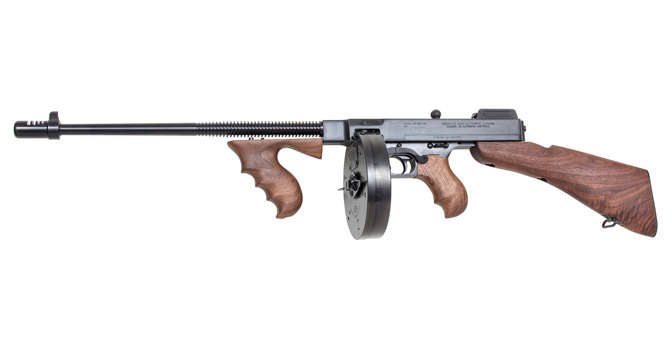1927A-1 Deluxe 45 ACP with Detachable Buttstock and 100 Round Drum Magazine - Firearms | The Gun Shop