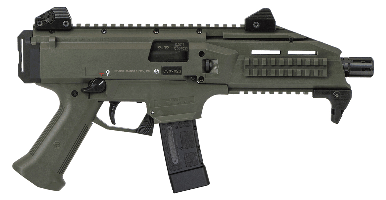 EVO 3 S1 9mm Pistol with OD Green Finish - Firearms | The Gun Shop