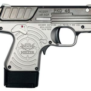 Heizer PKO45 ACP, 2.75" Barrel, 5rd, Gray Frame