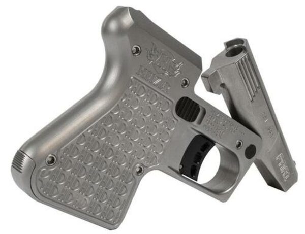 Heizer PAR1 Pocket AR DAO 223 Rem 3.75" 1rd Stainless Grip/Frame SS
