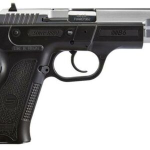 SAR USA B6, 9mm, 4.5" Barrel, 17rd, Stainless Steel Slide, Black Polymer Frame