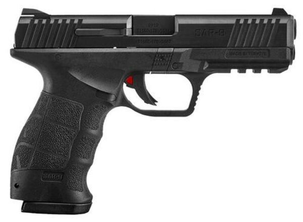 SAR USA SAR9 9mm 4.4" Barrel Black Interchangeable Backstrap 17rd Mag
