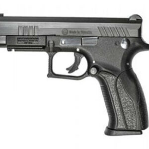 Grand Power Q100 9mm Double, 4.3", Black Polymer Grip, Black, 12rd