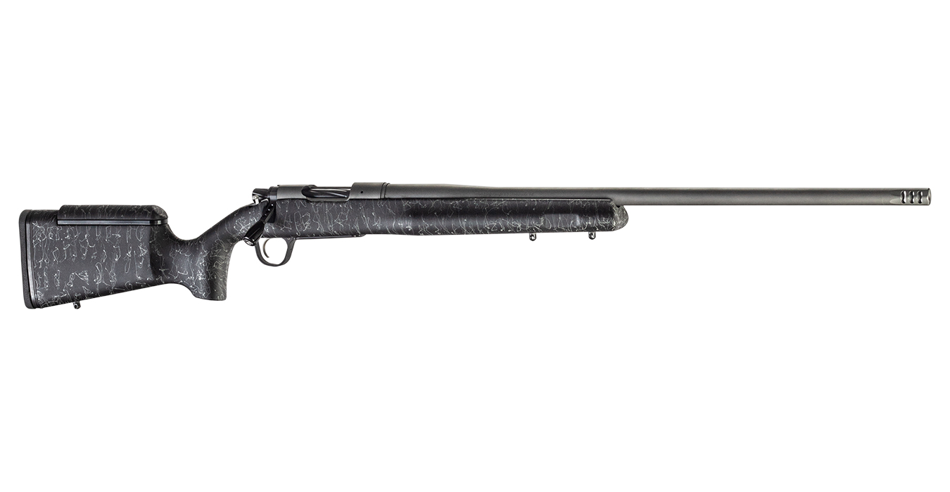 Mesa Long Range 7mm Rem Mag Bolt-Action Rifle with Stainless Receiver and Black/Gray Stock - Bolt-Action Rifles | The Gun Shop