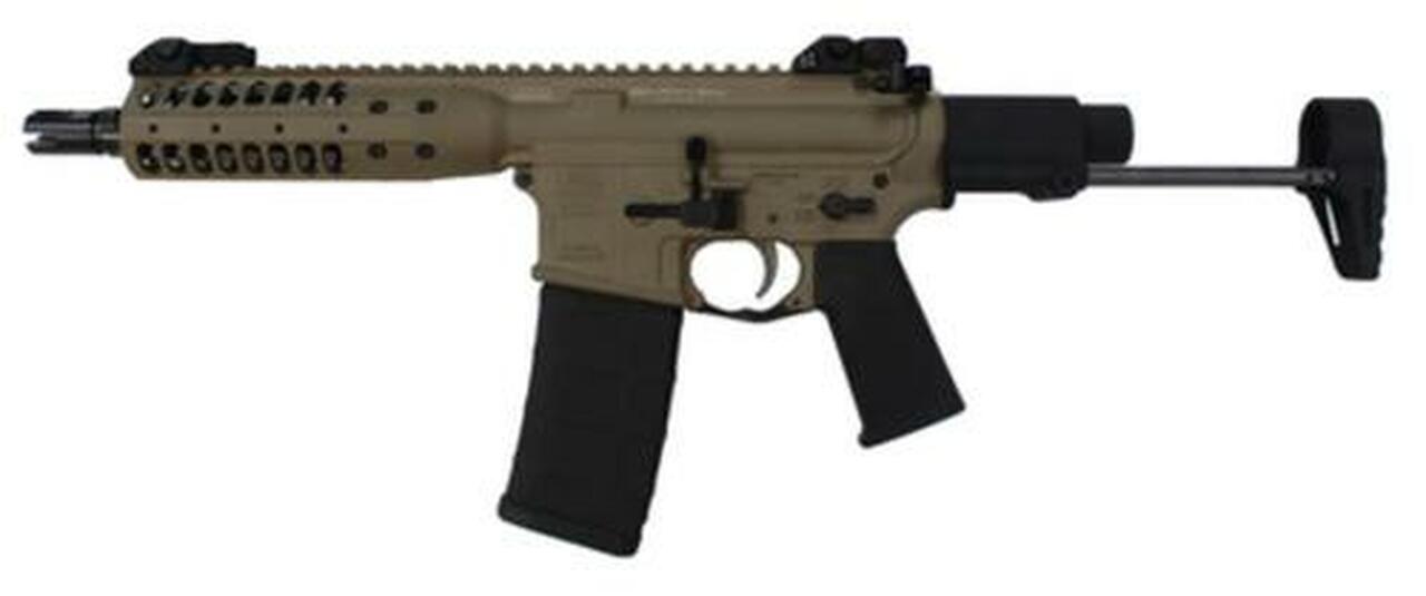 LWRC IC-PDW 5.56mm NATO 8.5" Barrel Skirmish Sights 2-Position Stock Flat Dark Earth 30rd - All NFA Rules Apply