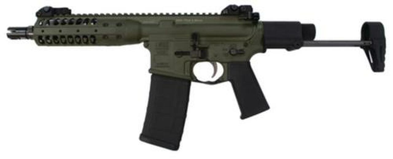 LWRC IC-PDW SBR 5.56mm /223 8.5" Barrel, Skirmish Sights 2-Position Stock, Olive Drab Green Finish, 30rd - All NFA Rules Apply