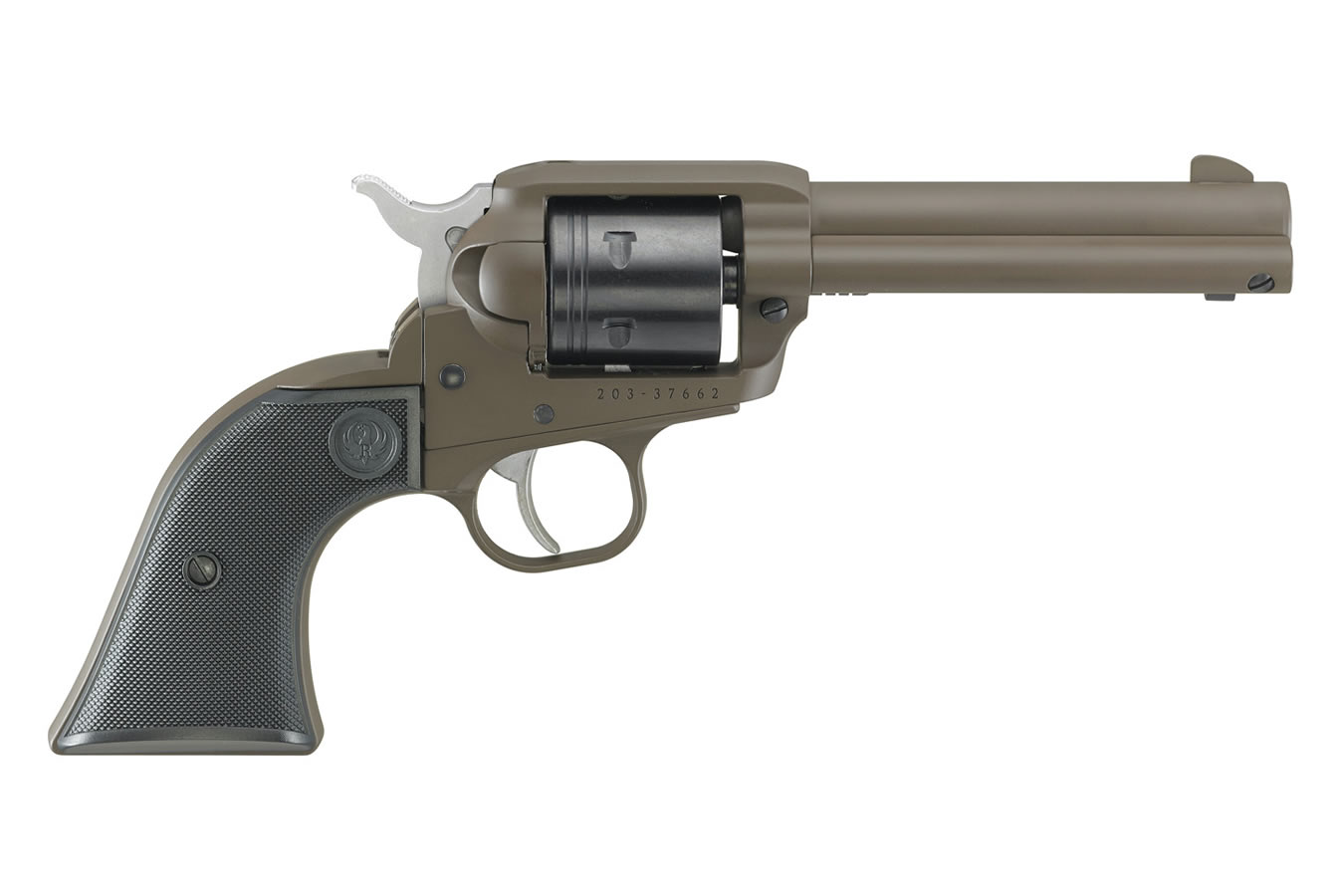 Wrangler 22LR Rimfire Revolver with Plum Brown Cerakote Finish - Firearms | The Gun Shop