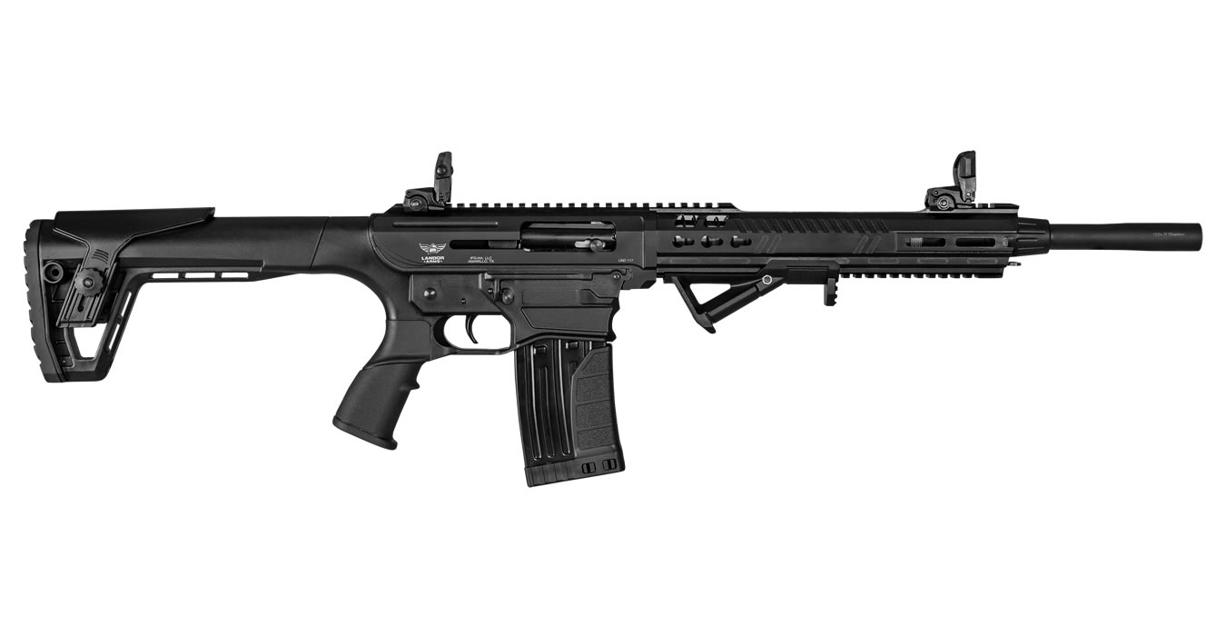 12 Gauge AR-Style Shotgun with Black Synthetic Stock - Firearms | The Gun Shop
