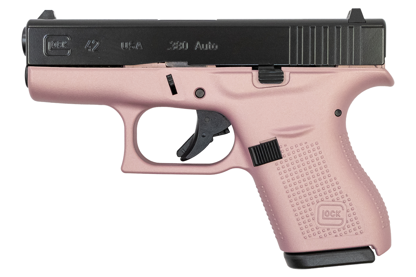 42 380 ACP Single Stack Pistol with Cerakote Pink Frame - Firearms | The Gun Shop