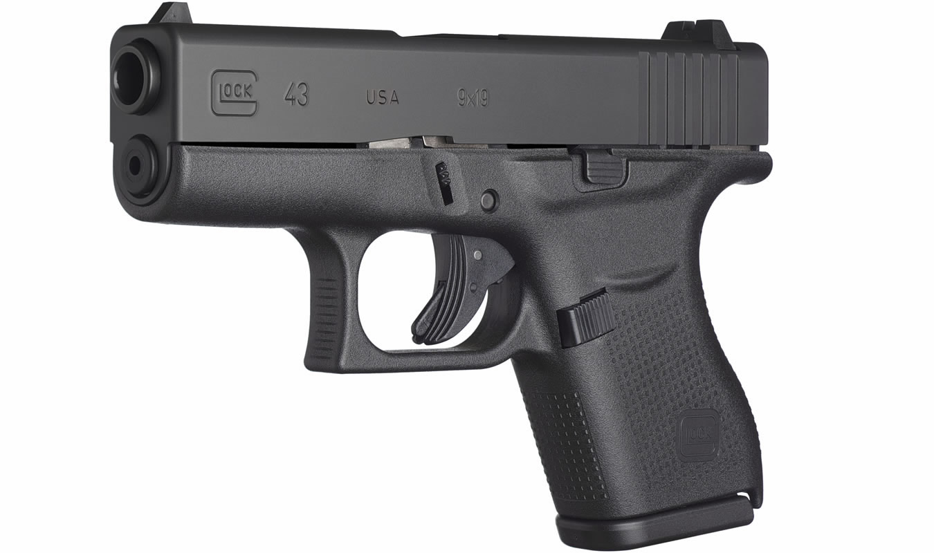 43 9mm Single Stack Pistol with Glock Night Sights (Made in USA) - Firearms | The Gun Shop