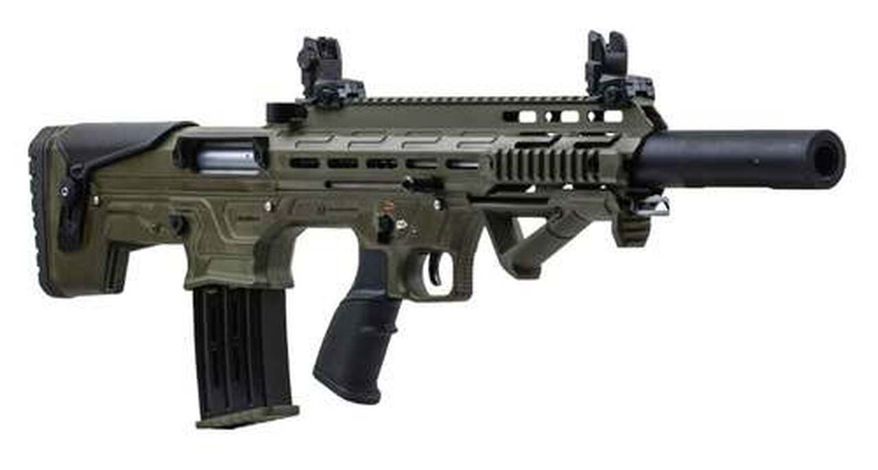 Panzer Arms BP-12 Bullpup Semi-Auto 12 Ga, 18.5" Barrel, OD Green Cerakote, 5rd