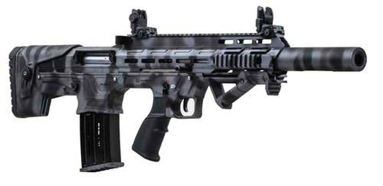 Panzer Arms BP-12 Bullpup Semi-Auto 12 Ga, 18.5" Barrel, Grey Cerakote, 5rd