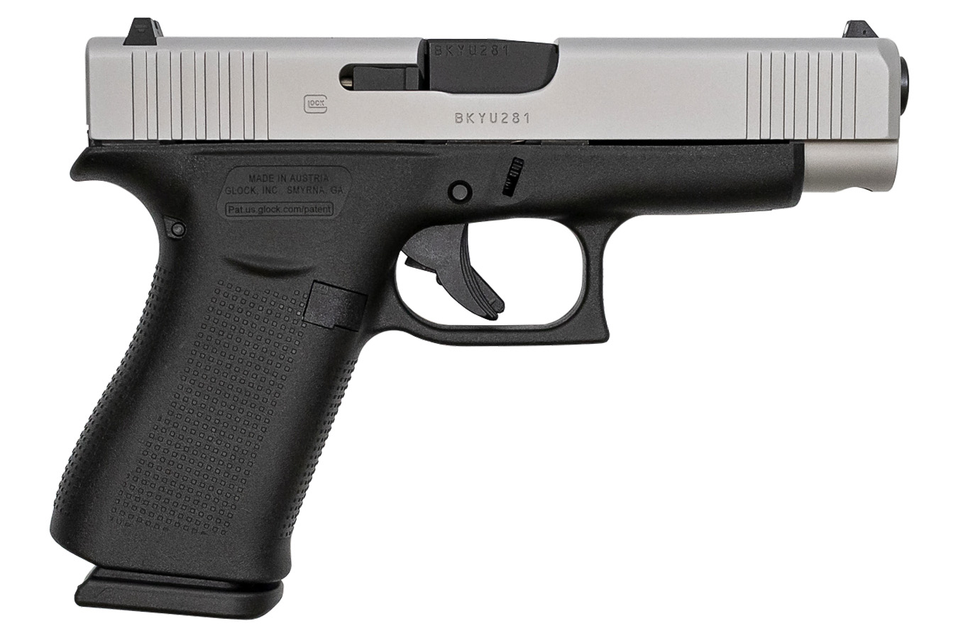 48 9mm 10-Round Pistol with Silver Slide (Made in USA) - Firearms | The Gun Shop
