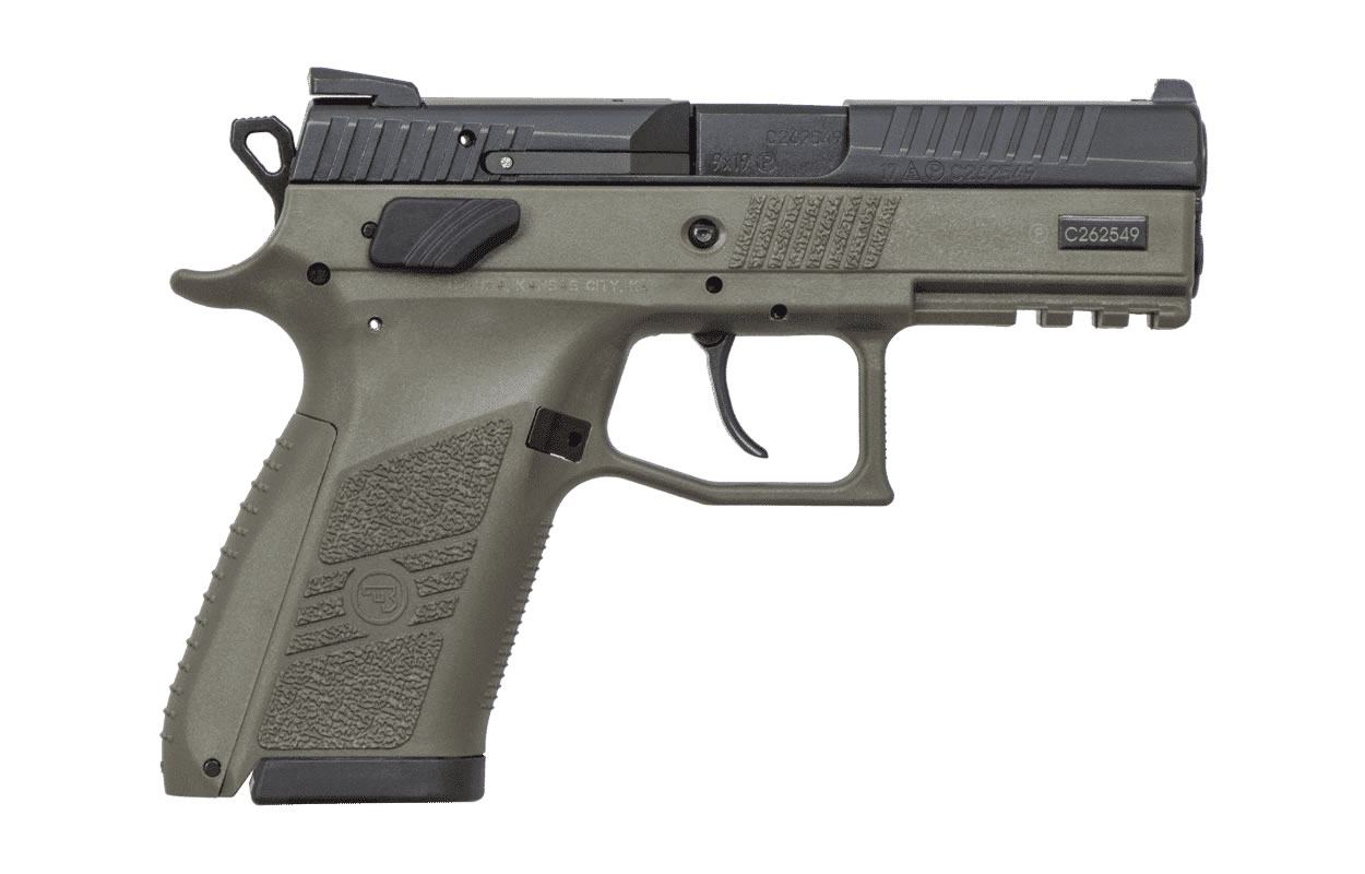 P-07 9mm OD Green Pistol with Night Sights