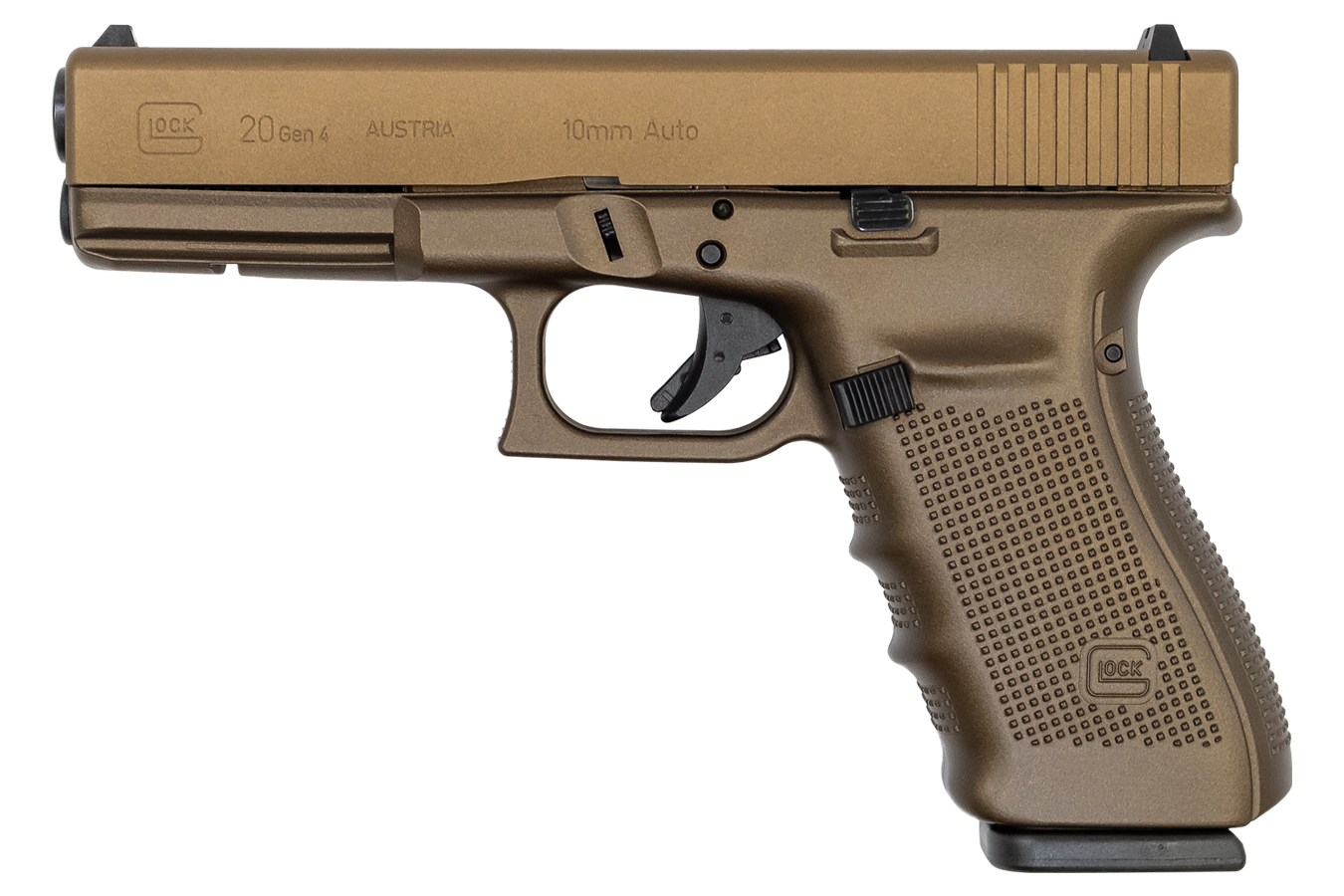 20 Gen4 10mm Pistol with Cerakote Burnt Bronze Slide and Cerakote Midnight Bronz - Firearms | The Gun Shop