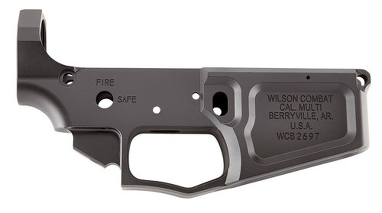 Wilson Combat AR Style Billet Lower AR-15 Rifle 223/5.56, Black, Armor-Tuff