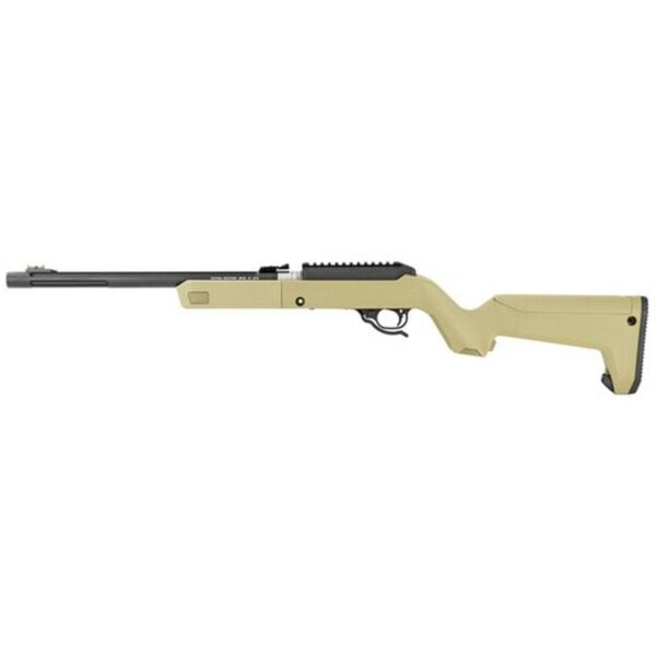 Tactical Solutions X-Ring Takedown Rifle 22LR 16" Threaded Barrel, Flat Dark Earth Magpul Backpacker Stock 10rd Mag