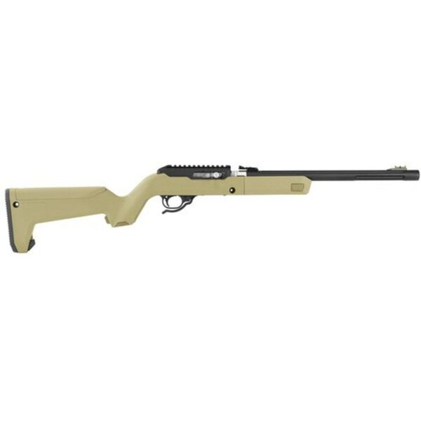 Tactical Solutions X-Ring Takedown Rifle 22LR 16" Threaded Barrel, Flat Dark Earth Magpul Backpacker Stock 10rd Mag