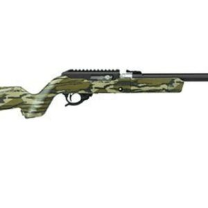 Tactical Solutions X-Ring Takedown VR, Magpul X-22 Backpacker Stock, Matte Black Takedown Action Featuring Mossy Oak Bottomland Stock 22LR
